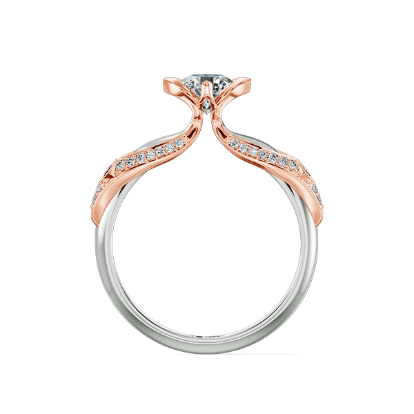 Nhẫn đính hôn Kim cương Satin Cape NCH5404 5